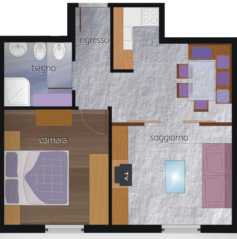 Residence Lagorai - Fiemme Holidays Predazzo Pokoj fotografie